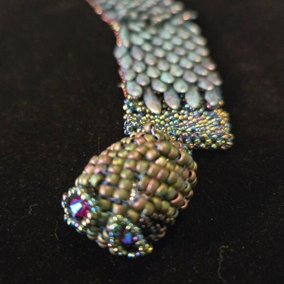 Snake Bracelet Beaded Unique - Picture 9 of 11